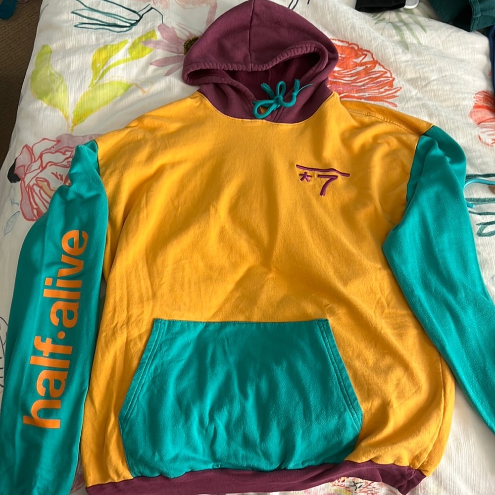 Oversized comfy concert hoodie half alive band